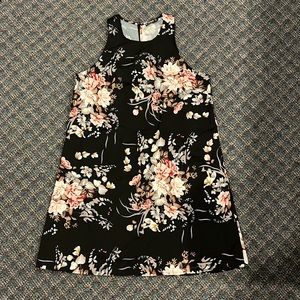 SHEIN new with bag floral black dress size L